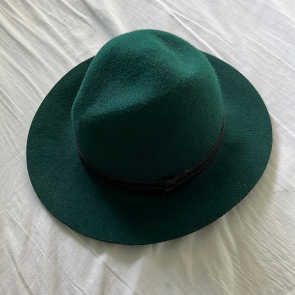 forest green fedora hat - Picture 2 of 4